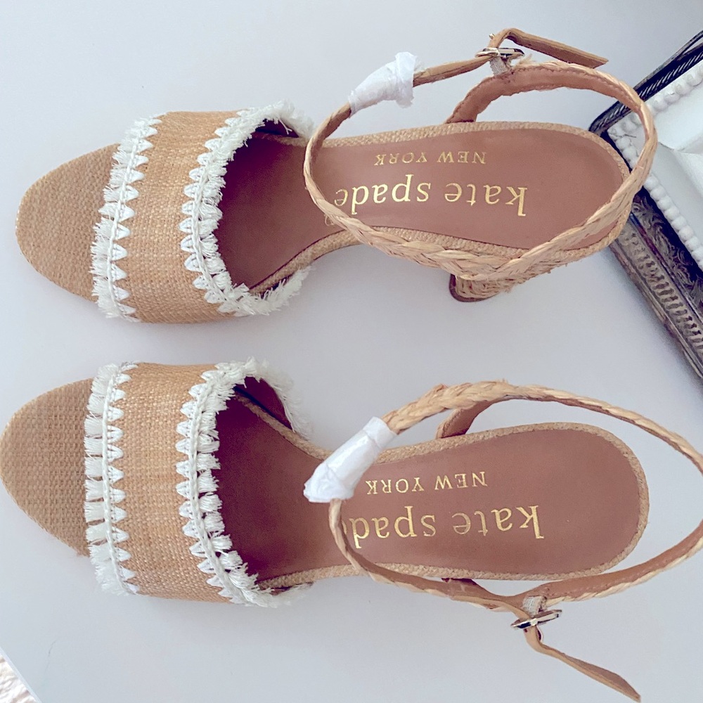 Kate Spade Olivia Raffia Sandals